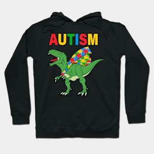 Dinosaur Puzzle Autism Awareness Gift for Birthday, Mother's Day, Thanksgiving, Christmas Hoodie